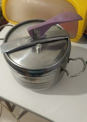 Beden Parlak Gri Paslanmaz Çelik düdüklü