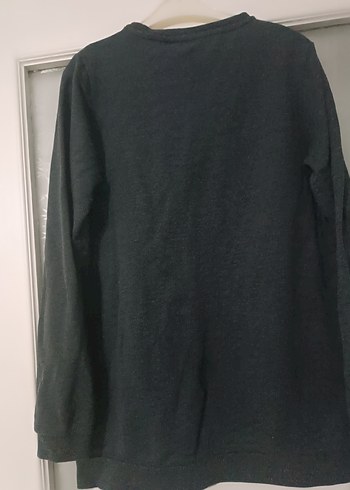 Erkek Gri Uzun Kollu Sweatshirt - Görsel 2