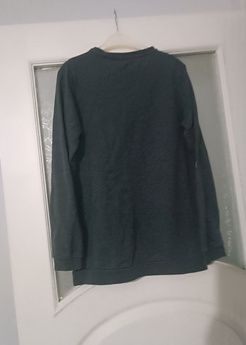 Erkek Gri Uzun Kollu Sweatshirt - Görsel 3