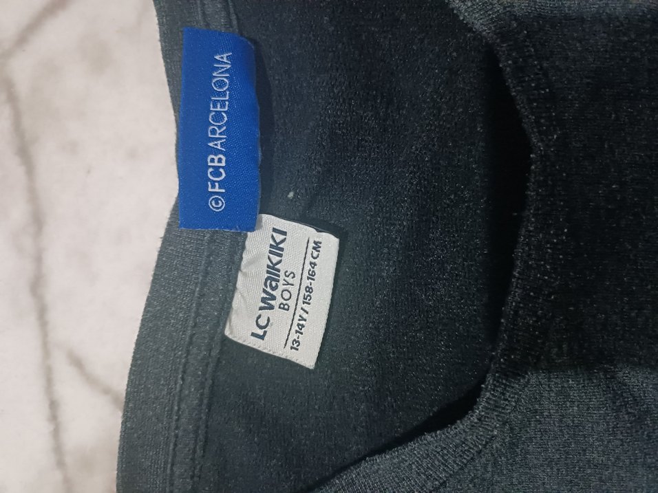 Erkek Gri Uzun Kollu Sweatshirt - Görsel 4