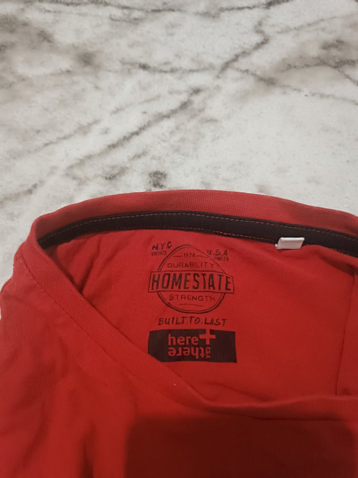 Kırmızı Baskılı Erkek Sweatshirt - Görsel 3