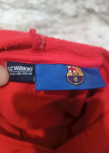 Kırmızı FC Barcelona Sweatshirt - Görsel 3