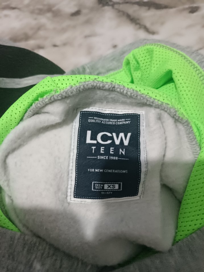 Erkek Kapüşonlu Gri Fermuarlı Sweatshirt - Görsel 2