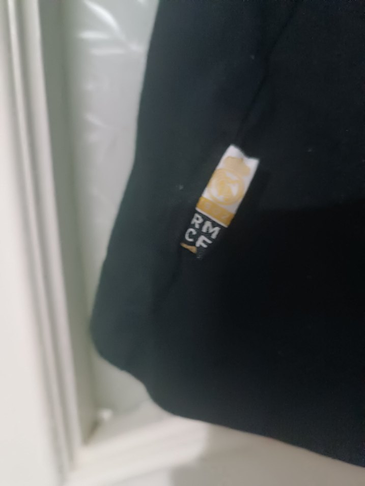 Siyah Real Madrid Baskılı Erkek Tişört - Görsel 3