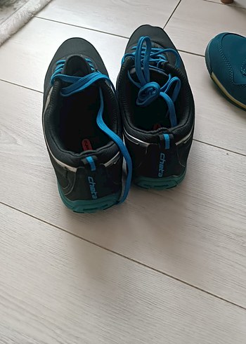 Erkekler için koyu mavi spor ayakkabı bağcıkları - Görsel 4