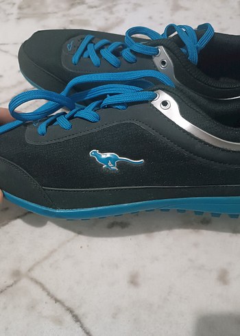 Erkekler için koyu mavi spor ayakkabı bağcıkları - Görsel 2