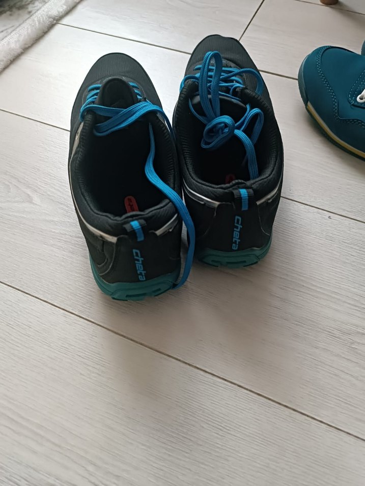 Erkekler için koyu mavi spor ayakkabı bağcıkları - Görsel 4