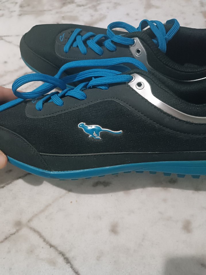 Erkekler için koyu mavi spor ayakkabı bağcıkları - Görsel 2