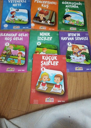 Çocuklar için 8 Kitap Seti - Hikaye ve Şiirler - Görsel 2