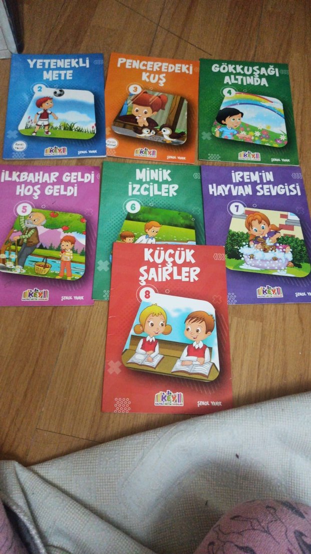 Çocuklar için 8 Kitap Seti - Hikaye ve Şiirler - Görsel 2