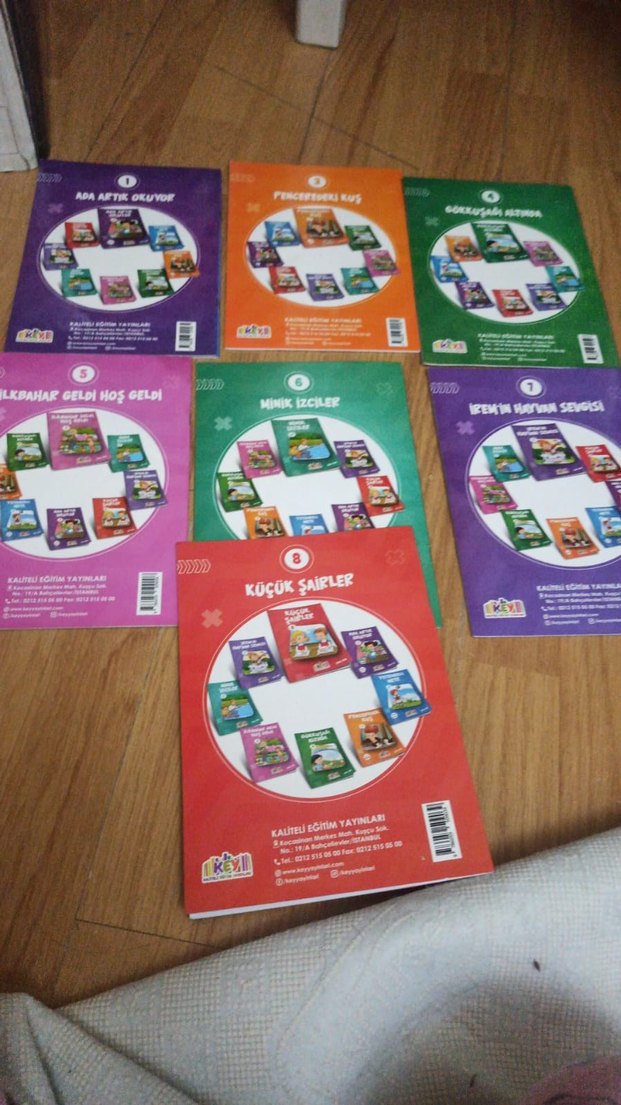 Çocuklar için 8 Kitap Seti - Hikaye ve Şiirler - Görsel 3