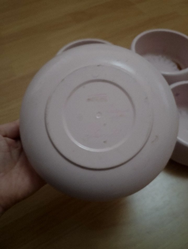 Pastel Pembe Seramik Kase çiçek saksisi - Görsel 3