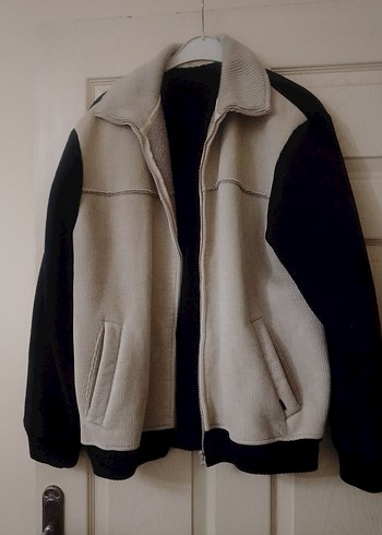 Gri Siyah Fermuarlı Erkek Günlük Ceket - Görsel 2