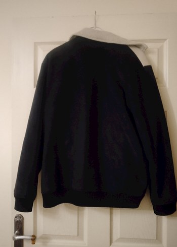 Gri Siyah Fermuarlı Erkek Günlük Ceket - Görsel 4