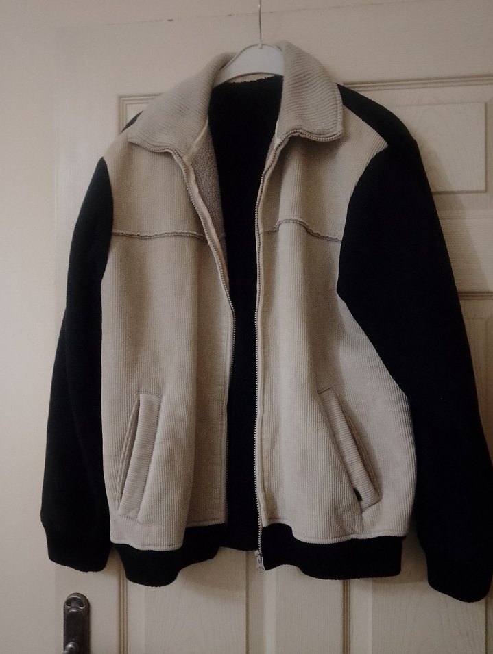 Gri Siyah Fermuarlı Erkek Günlük Ceket - Görsel 2