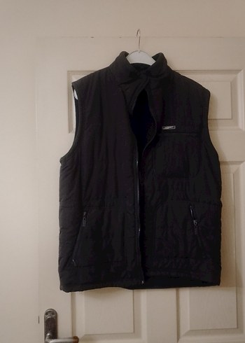 Erkek Siyah Fermuarlı Yelek Yaka - Görsel 6