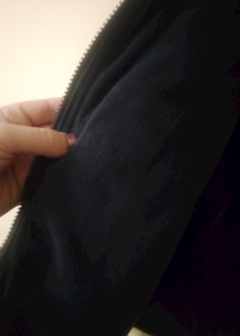 Erkek Siyah Fermuarlı Yelek Yaka - Görsel 4