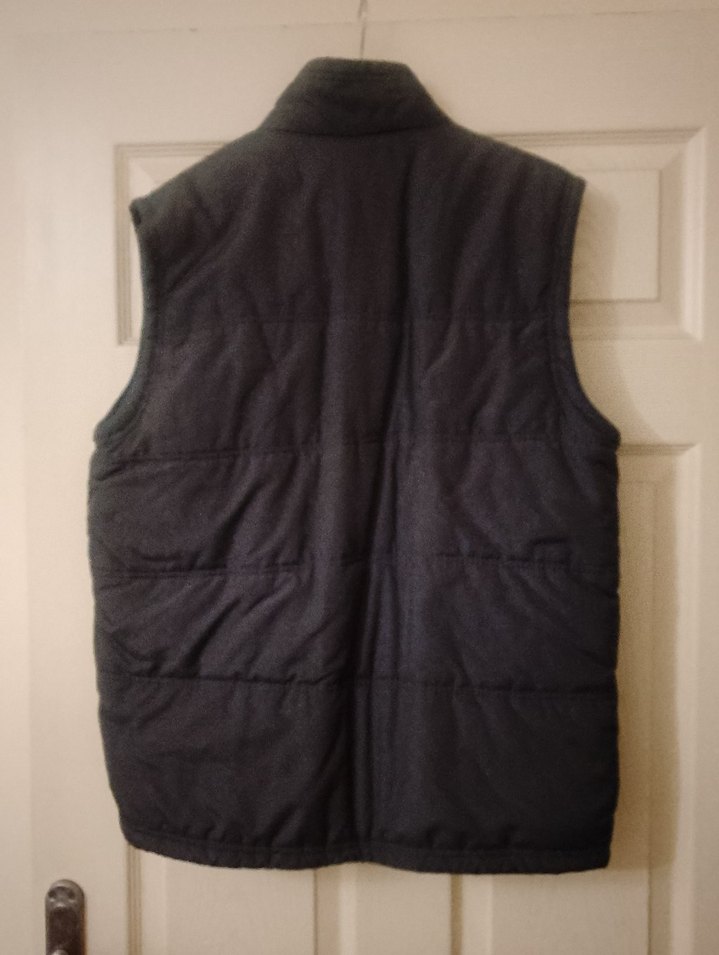 Erkek Siyah Fermuarlı Yelek Yaka - Görsel 2