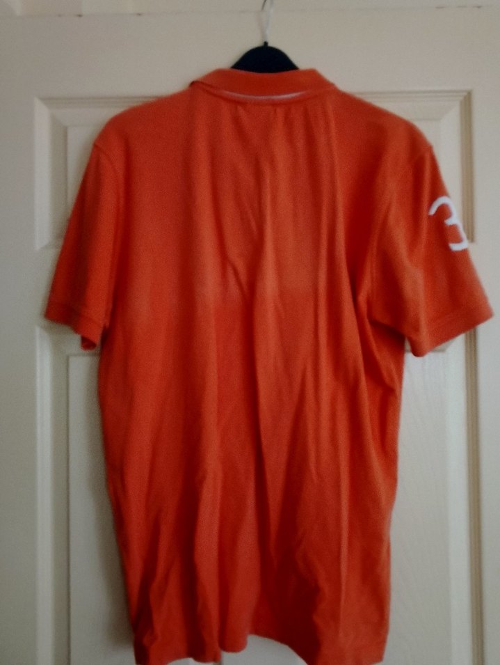 Kırmızı Pamuklu Erkek Polo Tişört - Görsel 3