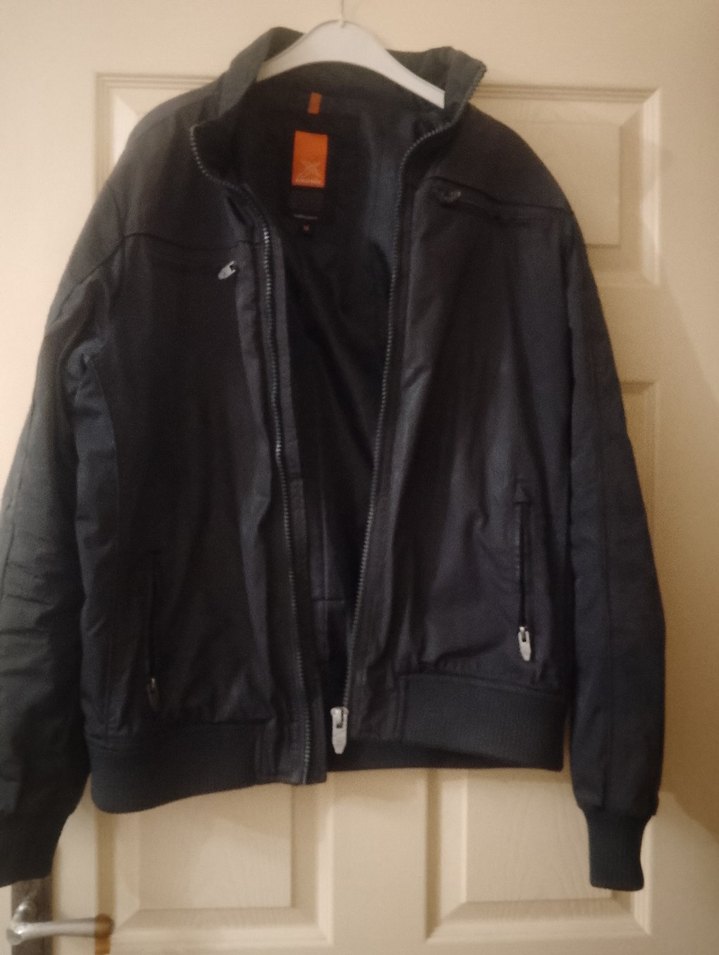 Siyah Fermuarlı Erkek Street Wear Mont - Görsel 2