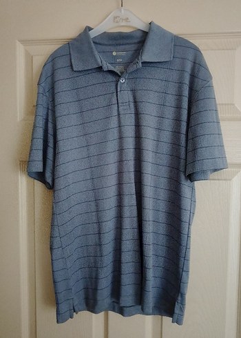 Gri Erkek Polo Yaka Kısa Kollu Tişört - Görsel 2