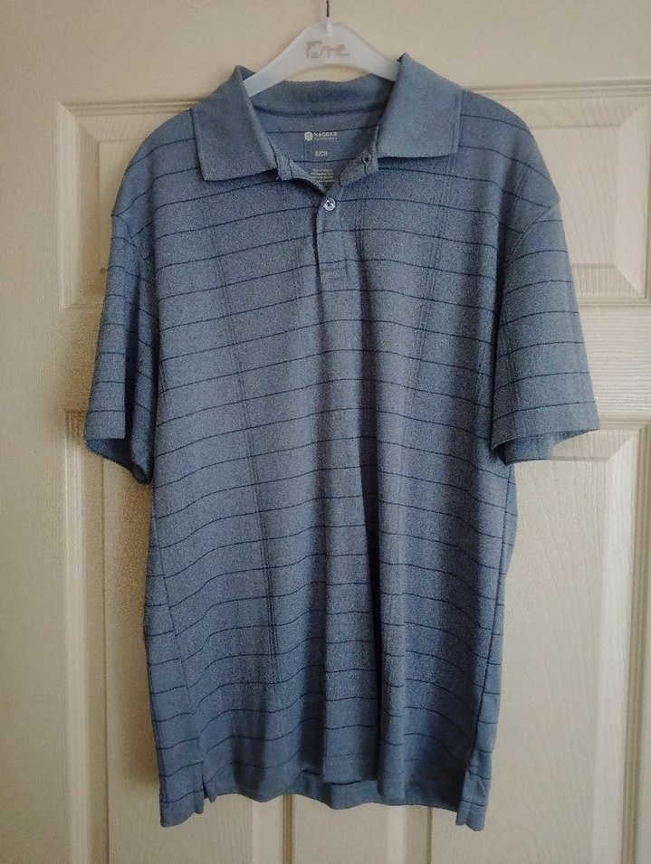 Gri Erkek Polo Yaka Kısa Kollu Tişört - Görsel 2