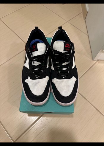 Erkek Beyaz Siyah Spor Ayakkabı Velcro - Görsel 3