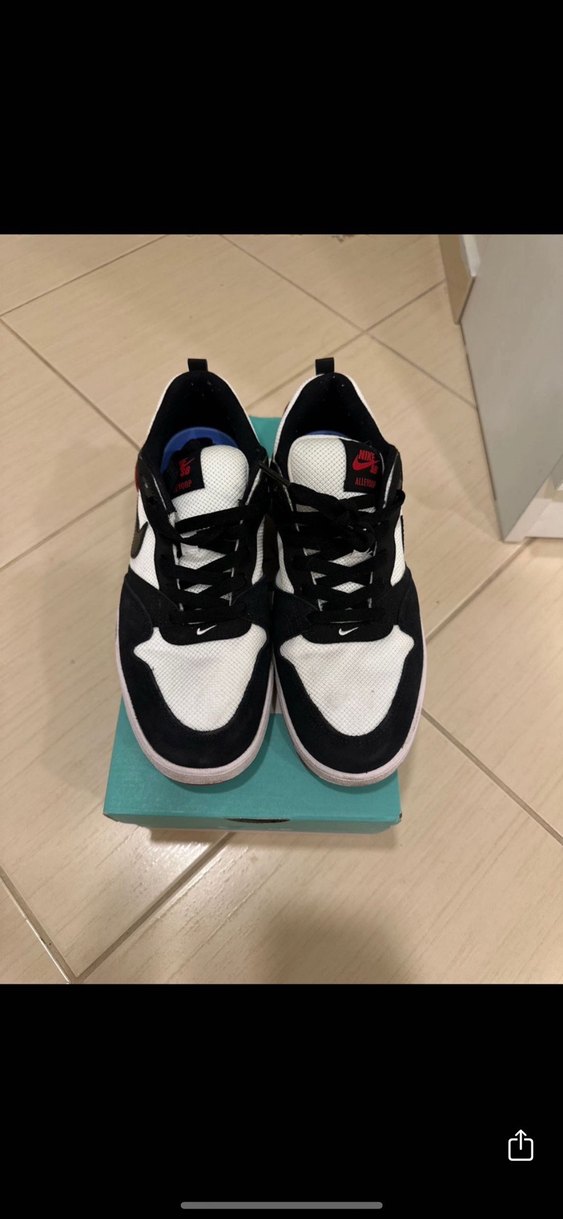 Erkek Beyaz Siyah Spor Ayakkabı Velcro - Görsel 3