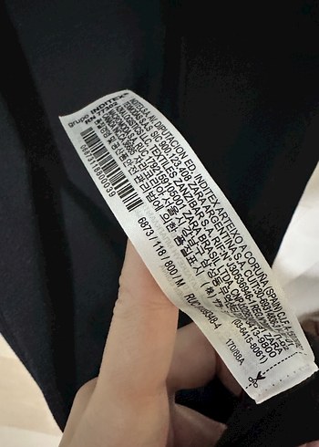 Siyah Uzun Kollu Strappy Monokini - Görsel 6