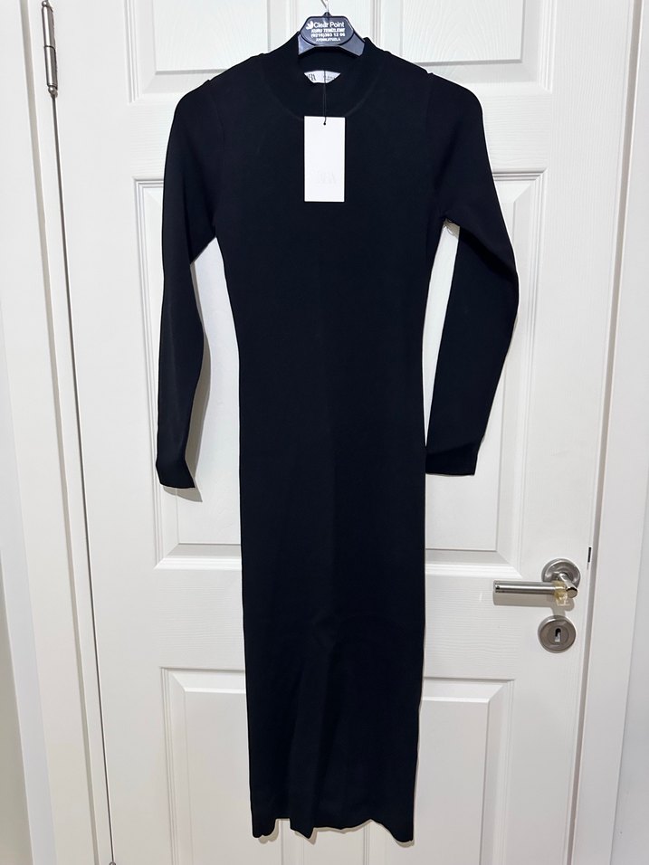 Siyah Uzun Kollu Strappy Monokini - Görsel 4