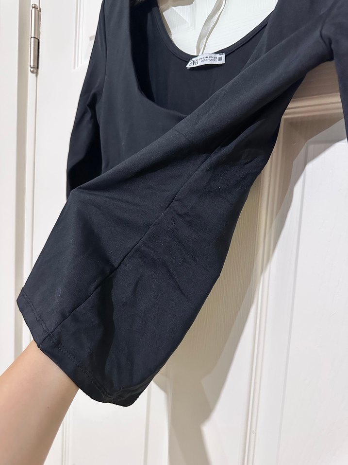 Siyah bluz - Görsel 4