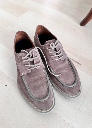 Bej Süet Erkek Klasik Ayakkabı - Görsel 5
