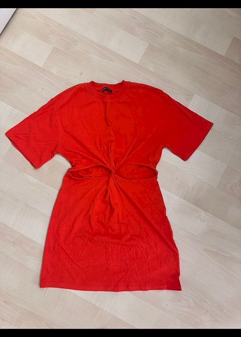 Kırmızı Kadın Elbise - Görsel 4