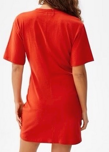 Kırmızı Kadın Elbise - Görsel 3