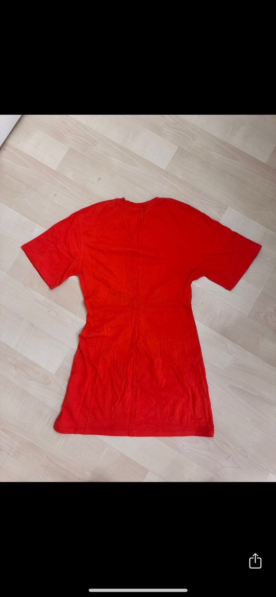 Kırmızı Kadın Elbise - Görsel 5