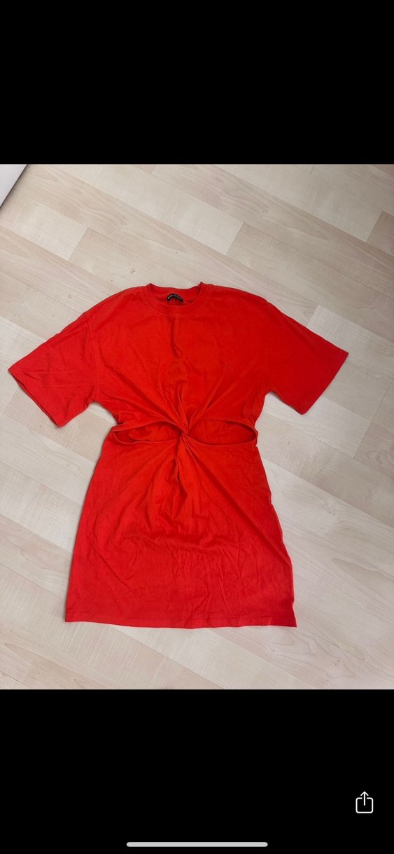 Kırmızı Kadın Elbise - Görsel 4