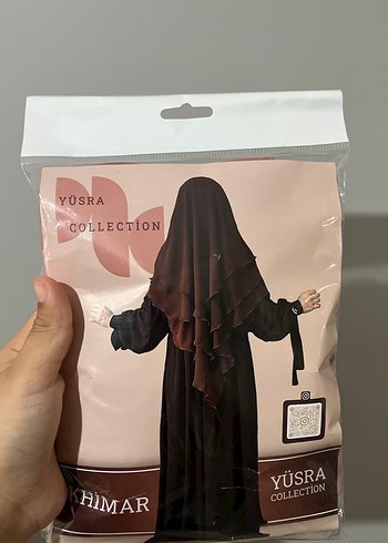 Koyu Kahverengi Drapeli Kadın Tesettür Şal