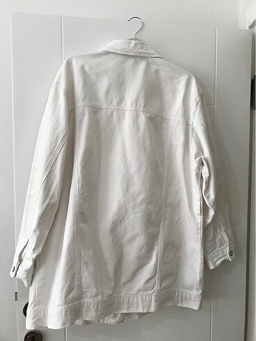 xl Beden beyaz Renk beyaz kot ceket