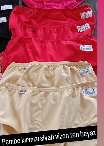 Doremi Diger Kırmızı Midi Street Wear Kadın İç Çamaşırı