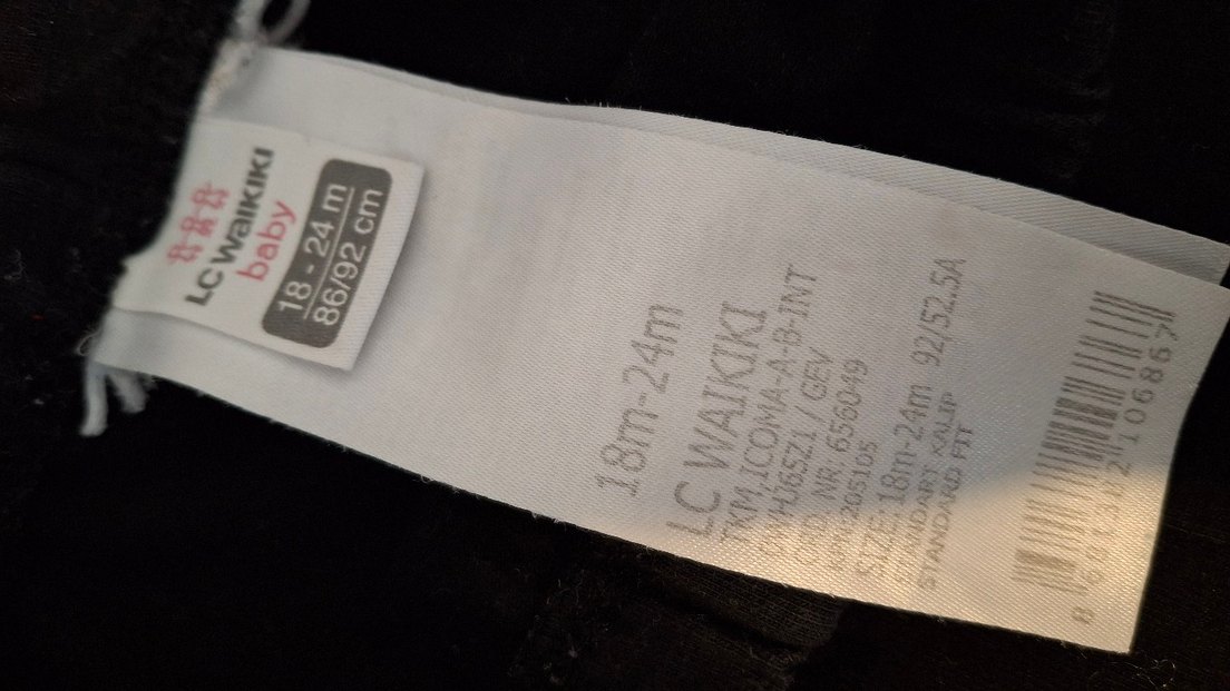 Siyah çocuk tayt - Görsel 3