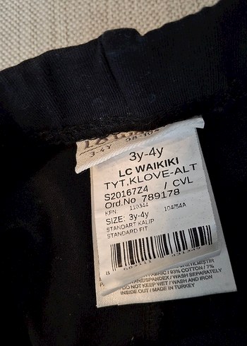 Siyah Kız Kapri Tayt - Görsel 4