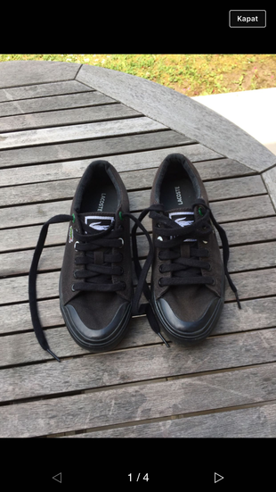36 Beden siyah Renk Lacoste ayakkabı