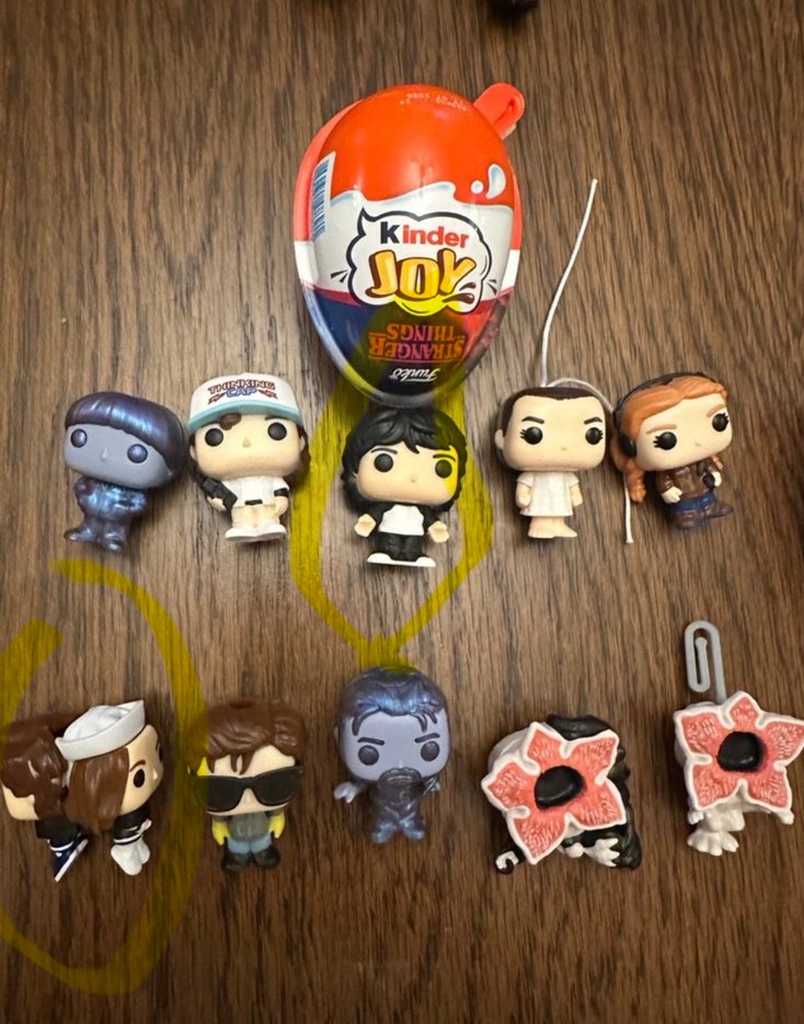 Kinder Joy Figür Seti Stranger Things Mike b | Gardrops