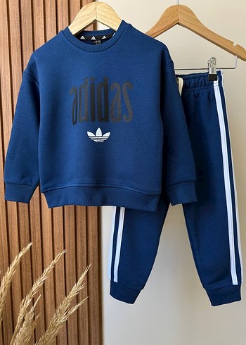 Adidas Erkek Çocuk Mavi Eşofman Takımı