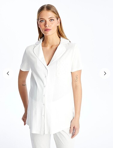 LC Waikiki LCW Fisto Detaylı Lohusa Pijaması