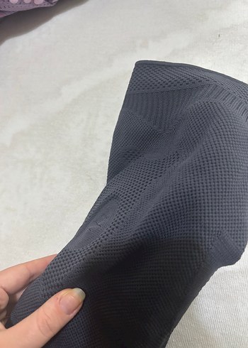 Gri Elastik Dizlik - Görsel 5