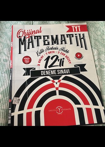 TYT Matematik 12'li Deneme Sınavı Kitabı