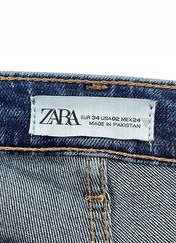 34 Beden mavi Renk Zara Jean