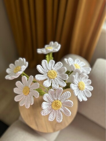 Örgü papatya - Görsel 2