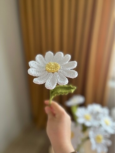 Örgü papatya - Görsel 4